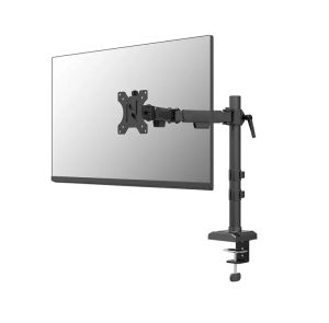 Stand Neomounts Nero Single Flat Screen Desk Mount (phone holder+Quick-fix clamp/grommet)