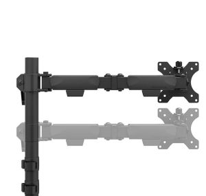 Stand Neomounts Nero Single Flat Screen Desk Mount (phone holder+Quick-fix clamp/grommet)
