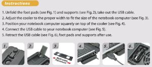 Cooling system Neomounts by NewStar Notebook Cooler (cools 15 degrees celcius)