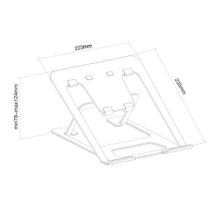 Stand Neomounts by NewStar Notebook Desk Stand (ergonomic)