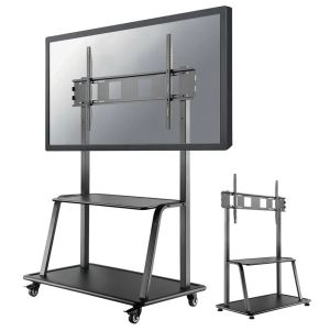 Стойка Neomounts Mobile Flat Screen Floor Stand (stand+trolley) (height: 137-162 cm) box 1&2