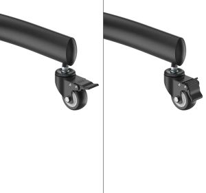 Стойка Neomounts Mobile Flat Screen Floor Stand (height: 128-160 cm)