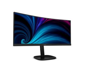 Монитор Philips 34B2U3600C, 34" Curved 1500R, VA, WLED, 3440x1440@120Hz, 4ms GtG, 300cd m/2, 3500:1, 50M:1 DCR, Adaptive Sync, FlickerFree, SoftBlue, 5Wx2, Tilt, Height Adjust, Swivel, HDMI, DP, USB hub