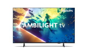 Philips TV 65PUS8010/12, 65" 4K UHD LED, 3840x2160p, DVB-T/T2/T2-HD/C/S/S2, 60Hz, Ambilight 3, Pixel Precise UHD, HDR+, Titan OS, Dolby Atmos & DTS:X, 3*HDMI, 2*USB, VRR, 802.11ac, BT 5.2, 20W RMS, Black