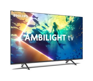 Philips TV 65PUS8010/12, 65" 4K UHD LED, 3840x2160p, DVB-T/T2/T2-HD/C/S/S2, 60Hz, Ambilight 3, Pixel Precise UHD, HDR+, Titan OS, Dolby Atmos & DTS:X, 3*HDMI, 2*USB, VRR, 802.11ac, BT 5.2, 20W RMS, Black