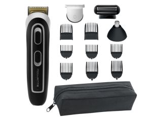 Hair clipper Rowenta TN9140F4, Multistyler Trim & Style Easy, hair + beard + body + ear & nose, cordless, wet & dry, minimum cutting length 0.5mm, hair blade 42mm, 6 fix hair combs, hair cutting lengths 3, 6, 9, 12, mm, beard blade 32mm, 3 fix