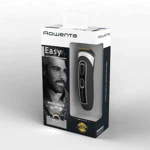 Hair clipper Rowenta TN9140F4, Multistyler Trim & Style Easy, hair + beard + body + ear & nose, cordless, wet & dry, minimum cutting length 0.5mm, hair blade 42mm, 6 fix hair combs, hair cutting lengths 3, 6, 9, 12, mm, beard blade 32mm, 3 fix