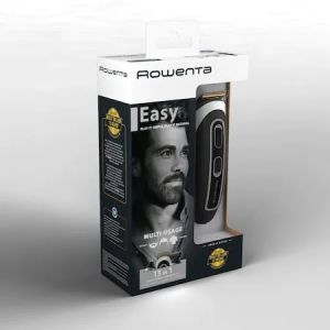 Hair clipper Rowenta TN9140F4, Multistyler Trim & Style Easy, hair + beard + body + ear & nose, cordless, wet & dry, minimum cutting length 0.5mm, hair blade 42mm, 6 fix hair combs, hair cutting lengths 3, 6, 9, 12, mm, beard blade 32mm, 3 fix