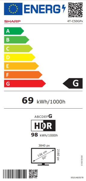 Television Sharp 50GP6265E, 50" QLED Google TV, 4K Ultra HD 3840x2160 Frameless, AQUOS, DVB-T/T2/C/S/S2, Active Motion 1000, HDR10, Dolby Atmos, Dolby Vision, Google Assistant, Chromecast Built-in, HDMI 2.1 with eARC, 3.5mm Headphone jack / line-out, USB,