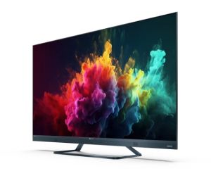 Television Sharp 55FQ8EG, 55" QLED GOOGLE TV, 4K 144Hz Quantum Dot 3840x2160 Aluminum Slim Frameless, AQUOS AI, DVB-T/T2/C/S/S2, 500 NIT, Active Motion 1400, HARMAN/KARDON, HDR10, Dolby Atmos, Dolby Vision, DTS:X, Google Assistant, HDMI eARC, Mini Compos