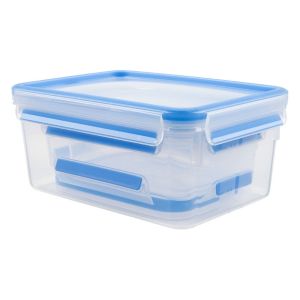 Storage box Tefal K3028912, CLIP & CLOSE 3 pcs /0.55L / 1L / 2.3L /