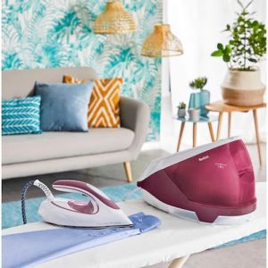 Парогенератор Tefal SV9201E0, Express Protect, red, 2800W, manual temp settings, 7.5bars, 130g/min, steam boost 530g/min, Durilium Airglide Autoclean soleplate, AD, AO, removable water tank 1,8L, calc collector, lock system, fast heat up 2min