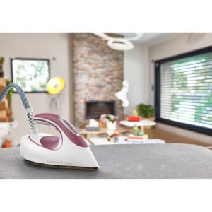 Парогенератор Tefal SV9201E0, Express Protect, red, 2800W, manual temp settings, 7.5bars, 130g/min, steam boost 530g/min, Durilium Airglide Autoclean soleplate, AD, AO, removable water tank 1,8L, calc collector, lock system, fast heat up 2min