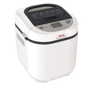 Breadmaker Tefal PF250135, Pain & Tresors 1KG BLC/GRI, 20 automatic programs, 610-700 W, white