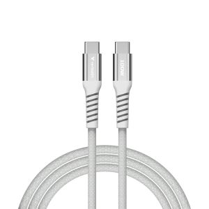 Кабел Verbatim Sync & Charge USB-C to USB-C 100W Magnetic 120 cm - Grey