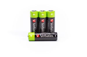 Battery Verbatim RECHARGEABLE BATTERY AA 4 PACK / HR6