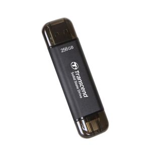 Hard disk Transcend 256GB, External SSD, ESD310C, USB 10Gbps, Type C/A, Black