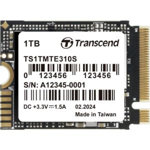 Transcend 1TB Hard Drive, M.2 2230, PCIe Gen4x4, NVMe, 3D TLC, DRAM-less