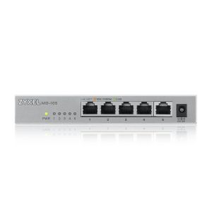 Switch ZyXEL MG-105, 5 Ports, Desktop, 2.5G MultiGig unmanaged Switch