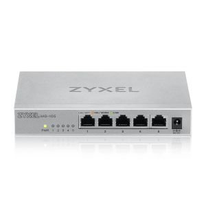 Switch ZyXEL MG-105, 5 Ports, Desktop, 2.5G MultiGig unmanaged Switch