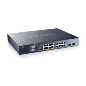 Switch ZyXEL XMG1915-18EP, 16-port 2.5GbE, 2 SFP+, 8 x PoE++ 180W Smart Switch, hybird mode, standalone or NebulaFlex Cloud