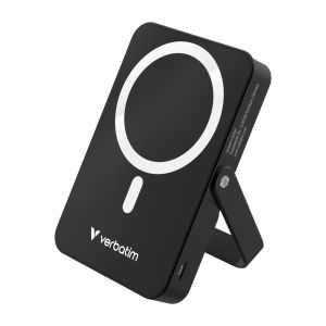 Външна батерия Verbatim Charge 'n' Go Power Bank with Stand Magnetic Wireless 10000mAh Black