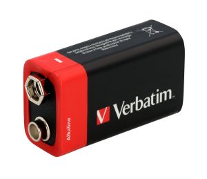Battery Verbatim ALKALINE BATTERY 9V 1 PACK (HANGCARD)