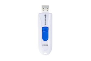 Памет Transcend 256GB, USB3.1, Pen Drive, Capless, White