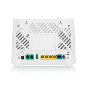 Router ZyXEL WiFi 6 AX1800 VDSL2 IAD 5-port Super Vectoring Gateway (upto 35B) and USB with Easy Mesh Support