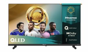 TV Hisense 40" A5Q, Full HD 1920x1080, QLED, Quantum Dot, HDR, HLG, DTS HD, Light Sensor, Dolby Audio, Smart TV, WiFi, WiFi Direct, 2xHDMI, 2xUSB, LAN, CI+, DVB-T2/C/S2, Black