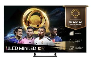 Телевизор Hisense 65"U7Q, 4K Ultra HD 3840x2160, ULED, FALD, Quantum Dot, 144Hz, IPS, HDR 10+, HLG, Dolby Vision IQ, Dolby Atmos, Smart TV, WiFi 5GHz, WiFi Direct, BT, Anyview Cast,light sensor, 4xHDMI, 2xUSB, LAN, CI+, DVB-T2/C/S2, Black