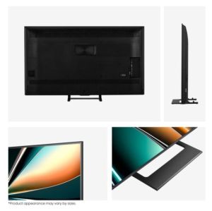 Телевизор Hisense 65"U7Q, 4K Ultra HD 3840x2160, ULED, FALD, Quantum Dot, 144Hz, IPS, HDR 10+, HLG, Dolby Vision IQ, Dolby Atmos, Smart TV, WiFi 5GHz, WiFi Direct, BT, Anyview Cast,light sensor, 4xHDMI, 2xUSB, LAN, CI+, DVB-T2/C/S2, Black