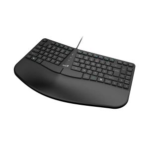 Genius Ergonomic Keyboard Ergo KB-700 Black - Copilot, Split Wave Design, Palm Rest
