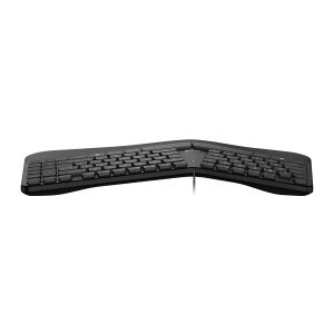 Genius Ergonomic Keyboard Ergo KB-700 Black - Copilot, Split Wave Design, Palm Rest