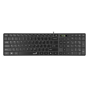 Genius клавиатура Slim Keyboard SlimStar 126 Black - Copilot, Low profile Chocolate