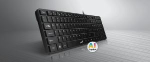 Genius клавиатура Slim Keyboard SlimStar 126 Black - Copilot, Low profile Chocolate