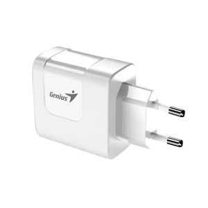 Genius Charger Wall GaN - USB Type-C/A 65W White - PD-65AC
