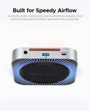 Orico докинг станция SSD Docking station M.2 NVMe - USB-C(10Gbps) x 1, USB3.2 x 2, USB2.0 x 2, M.2 x 1, Audio, SD/TF 4.0 - MiniLink M49P-EU-SV