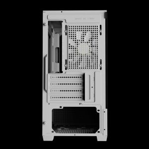 Gamdias кутия Case mATX - AURA GC9M Elite White - 3 x 120 mm A-RGB, USB-C, Tempered Glass