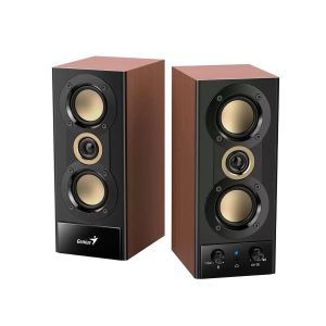 Genius Speakers 2.0 - SP-HF800BT - 20W RMS, Bluetooth 5.3, Wood
