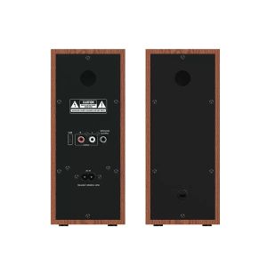 Genius Speakers 2.0 - SP-HF800BT - 20W RMS, Bluetooth 5.3, Wood
