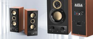 Genius Speakers 2.0 - SP-HF800BT - 20W RMS, Bluetooth 5.3, Wood
