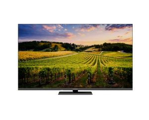 Television Thomson Smart QLED TV 43"; Google TV; 3840 x 2160 (4K UHD), 4000:1, QLED, 60 Hz, DVB-T/T2/C/S/S2, HDR10, Hotel mode, Wi-Fi, Bluetooth, LAN, HDMI 2 (2.0) + 2 (2.1), USB 2 (2.0) + 1 (3.0), Central Swivel Stand, Dark gray