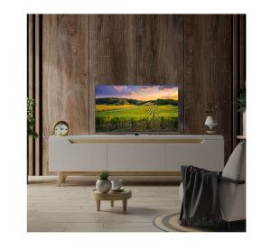 Television Thomson Smart QLED TV 43"; Google TV; 3840 x 2160 (4K UHD), 4000:1, QLED, 60 Hz, DVB-T/T2/C/S/S2, HDR10, Hotel mode, Wi-Fi, Bluetooth, LAN, HDMI 2 (2.0) + 2 (2.1), USB 2 (2.0) + 1 (3.0), Central Swivel Stand, Dark gray