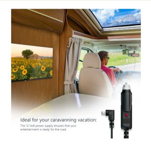 Television Thomson Smart FHD TV 32"; Google TV; 1920 x 1080 (FHD), DLED, 60 Hz, DVB-T/T2/C/S/S2, Wi-Fi, Bluetooth, LAN, HDMI 3 (1.4), USB 2 (2.0), 12 Volt adapter included, Side Feet, Black