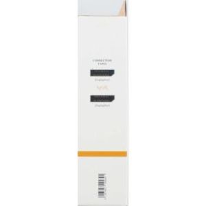 Кабел HAMA 200697, DisplayPort мъжко - DisplayPort мъжко, 3 m, Ultra-HD 4K, Двойно-екраниран, Черен