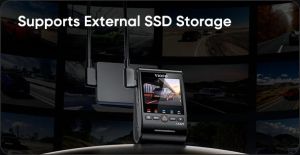VIOFO Видеорегистратор Dash Cam A329S 3 Channel - 4K, HDR, Triple Sony STARVIS 2, GPS, Bluetooth, FOV Fisheye Cabin