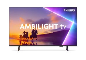 Philips TV 65PUS8510/12, 65" 4K Ultra HD QLED, 3840x2160p, DVB-T/T2/T2-HD/C/S/S2, 60Hz, Ambilight 3, Pixel Precise UHD, 90% DCI, HDR+, Titan OS, Dolby Atmos, Dolby Digital, VRR, 3*HDMI, 2*USB, 802.11ac, 20W RMS, Black