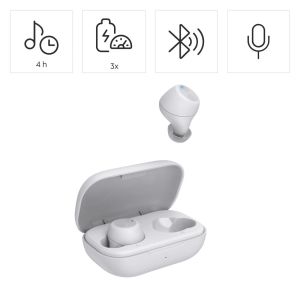 Hama Блутут слушалки “Spirit Chop II”, TWS, in-Ear, бяло