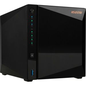 Network storage Asustor AS3304T_V2, 4 bay NAS, Realtek RTD1619B, Quad-Core, 1.7GHz, 2GB DDR4 (not ex.), 2.5GbE x1, USB3.2 Gen1 x3, WOW (Wake on WAN), Ttoolless installation, with hot- swappable tray, hardware encryption, MyArchive, EZ connect, EZ Sync, Wo